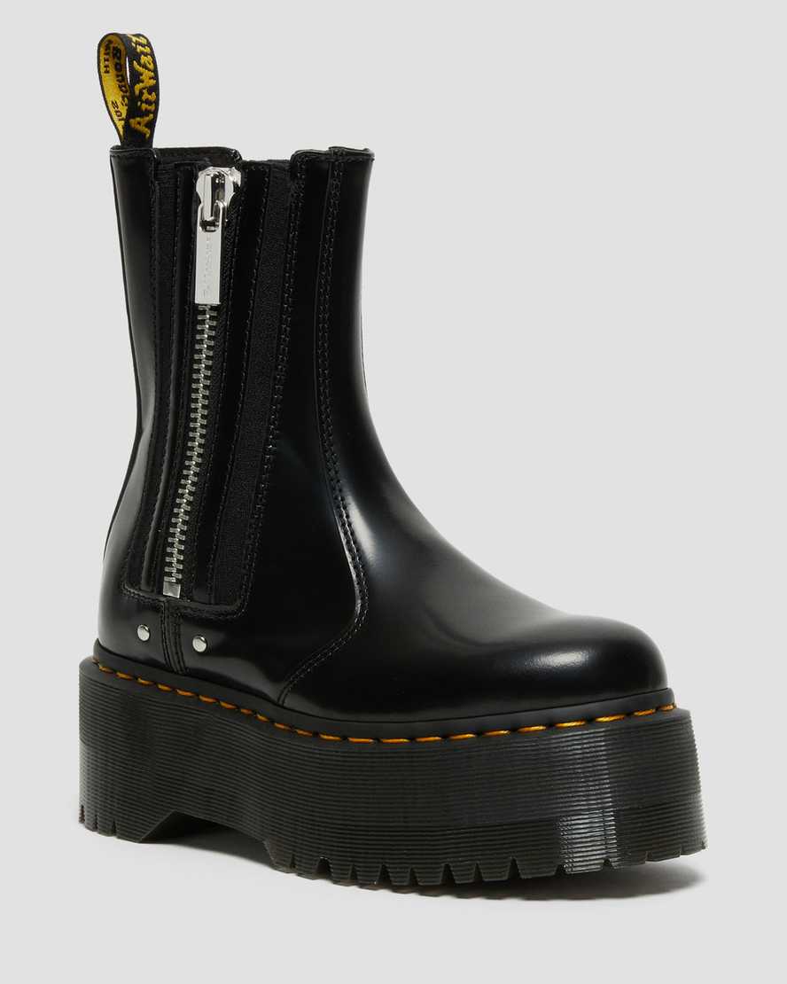 Dr. Martens 2976 Max Lær Chelsea Støvler Dame Svart [8765XHKFG]